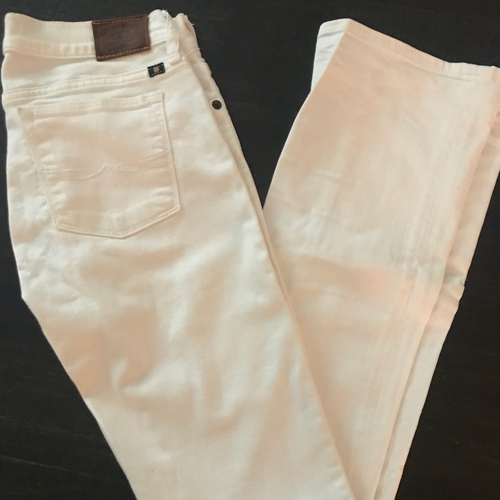 Zoe Boot Lucky Brand White Jeans